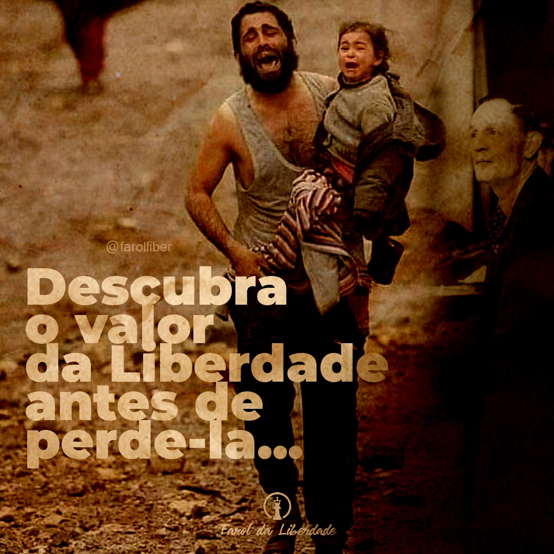 Descubra o valor da Liberdade antes de perde-la.

Compartilhe essa reflexão.

#FarolDaLiberdade 

@FarolLiber