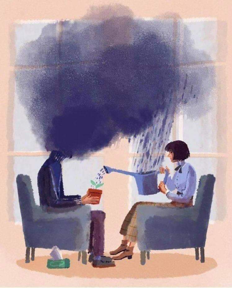 بعنوان "الفضفضة للشخص الصحيح."