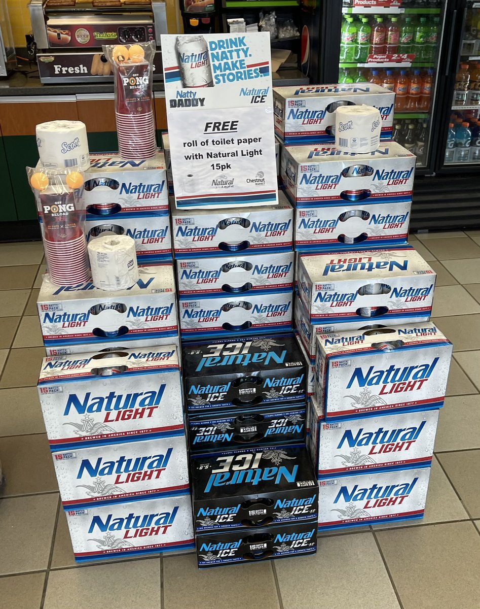 WhiteleyThe7th's tweet photo. And to think a year ago people were turning into sociopaths and cutthroats for something that’s now an incentive to buy shit beer… https://t.co/HrIolqRes1