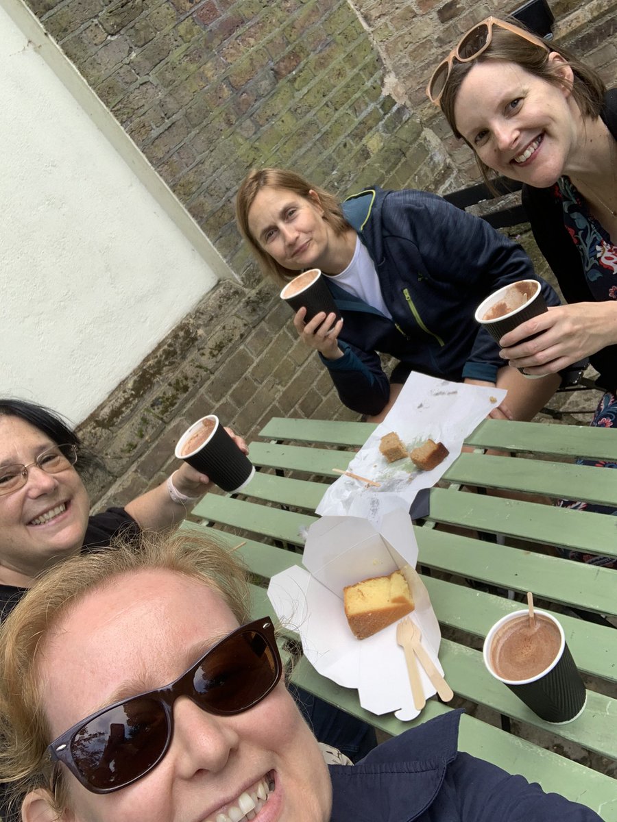 Even managed to do 12.5k steps meeting with fabulous friends. Lots of activity in the food and drink front- 12hrs of catching up and fun #NursesActive #imperialactive. Thanks to @jocookie20 for hosting @LauraDianeCook @burnsmeht @DrDominiqueAllw