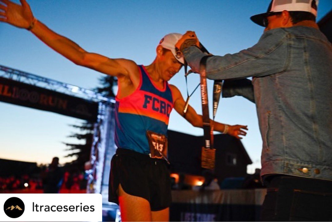 gburgbullets's tweet photo. In his 100-mile debut, Adrian Macdonald ‘10 from #BulletsXC and #BulletsTrack takes the win at the 2021 Leadville Trail 100 Run in 16:18:19! 👏🔥🤩 #gobullets🔶🔷 #CentennialConf #BulletsXC #BulletsTrack https://t.co/bR5Dv28LUi