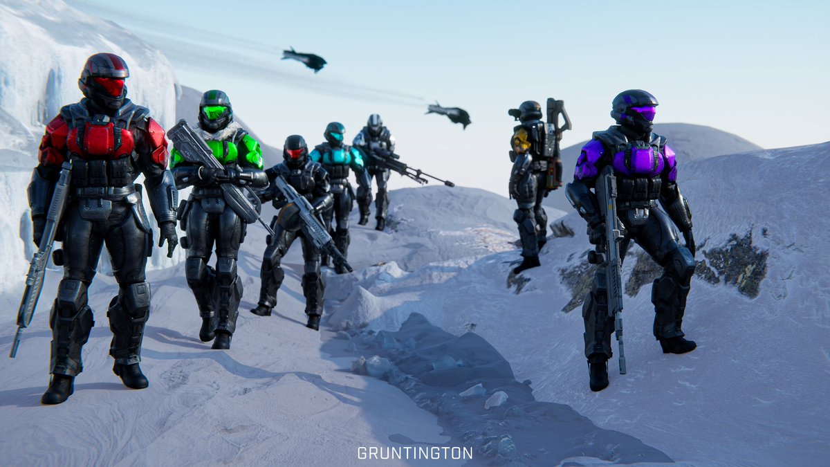 mrgruntington's tweet photo. "Another Day in the Snow"

* Rendered in Blender 2.93 &amp; Edited in Photoshop

Made for @TheMaxRP

Likes &amp; RT's Appreciated!
#HaloSpotlight #Halo #HaloMCC #Blender3d https://t.co/yu85UC92qK