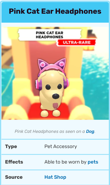 Pink Cat, Trade Roblox Adopt Me Items