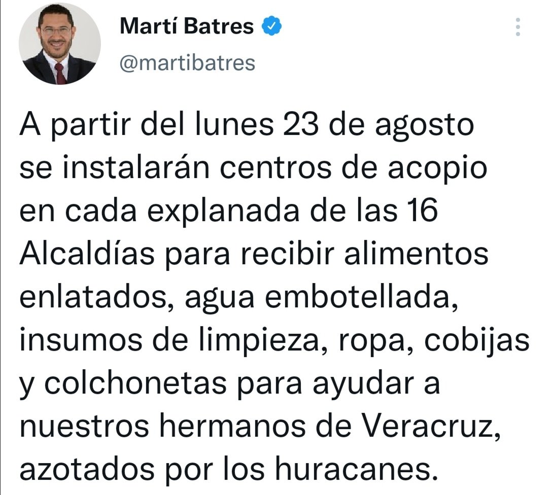 econokafka's tweet photo. El mismo que apoyó la desaparición del FONDEN ahora quiere que nosotros le entreguemos cosas... para luego mandarlas en nombre de la Regenta y de AMLO a Veracruz. https://t.co/ABDGbII94o