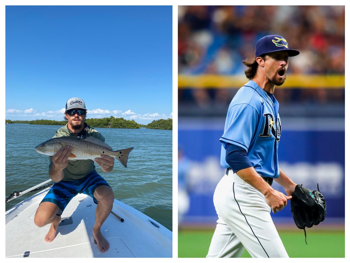 How my day started in fort Myers to how my day ended at the Trop! Always have to stay ready 🎣➡️⚾️ #lastminutecallups #stayready #rays #finsup #thetrop