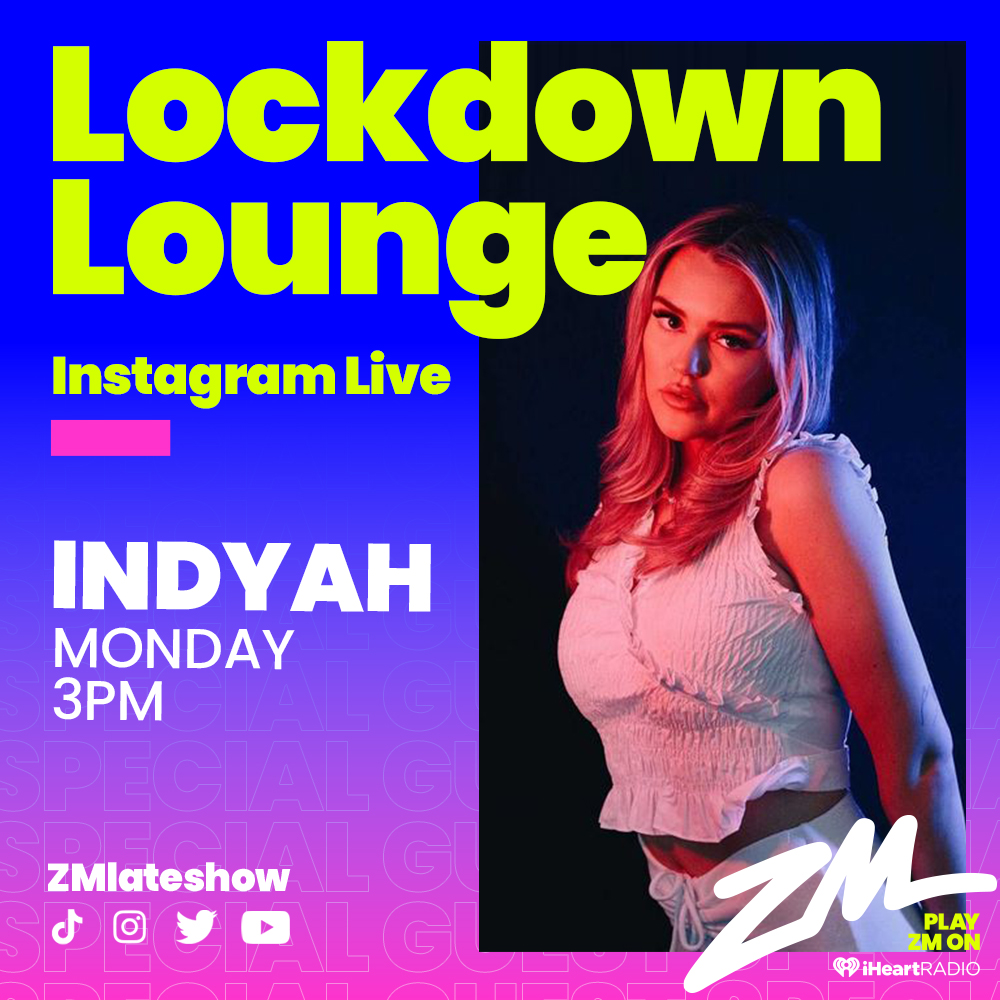 Episode 1 of Lockdown Lounge is coming to you today 3pm with the absolute babe <a href="/indyahmusic/">Indyah</a> make sure you're following ZM Late Show on instagram to catch the action! ❤️🦋🍾