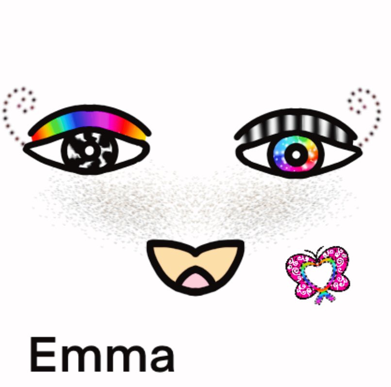 Emma05033368's tweet photo. So I tried something new what do you guys think about two different eyecolours and this make up is all combined of the disability ribbons @nightbarbie @KateKa22 #rhFace #RHTC https://t.co/c2FSDgH408