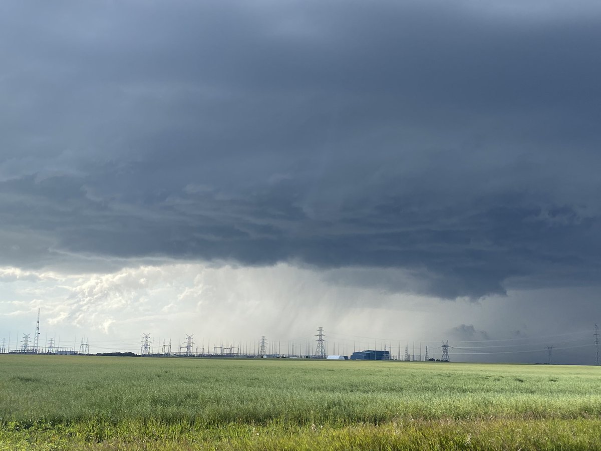 chasebattalion's tweet photo. Just waiting for these lightning rods to work #abstorm https://t.co/szleasBZLx
