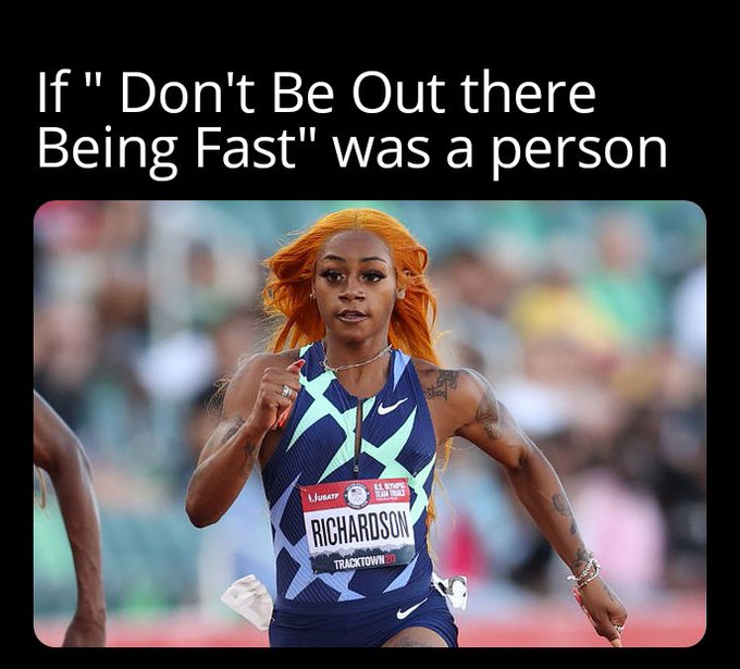 I'm weak..... #ShaCarriRichardson https://t.co/lHpzG9xyWD<a href="/tag/shacarririchardson"class="tags">#ShaCarriRichardson</a>