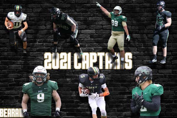 Rocky_Football's tweet photo. We’re happy to announce our 2021 Team Captains! Nate Dick, Stason Makaila, Dylan Beridon, Nolan McCafferty, Alex Bush, Luc Overton, and Ty Reynolds! https://t.co/lrVddg5LnA