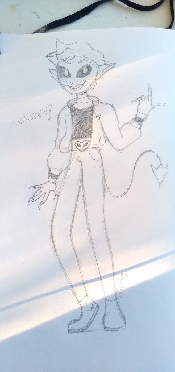 CryingNova's tweet photo. I was wanting to draw @WadZeeYT 4 a while now. I really enjoy his videos and I was wanting to make his skin a well A CHARACTER! And I came up with a alien/demon type of individual lol I loved him and I hope Wadzee likes him 💖💖

#wadzee #drawing #Pencildrawing https://t.co/cZwytTbG2y