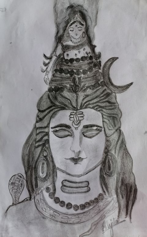 mysterioussu's tweet image. Like a new sunset everyday ...
A Beautiful beginning is pristine &amp;amp; clear of all preconceived notions. 
               SHIVOHAM 
      My Graphite Painting❤️❤️

A Thread for my Artistic Expressions &amp;amp; Views