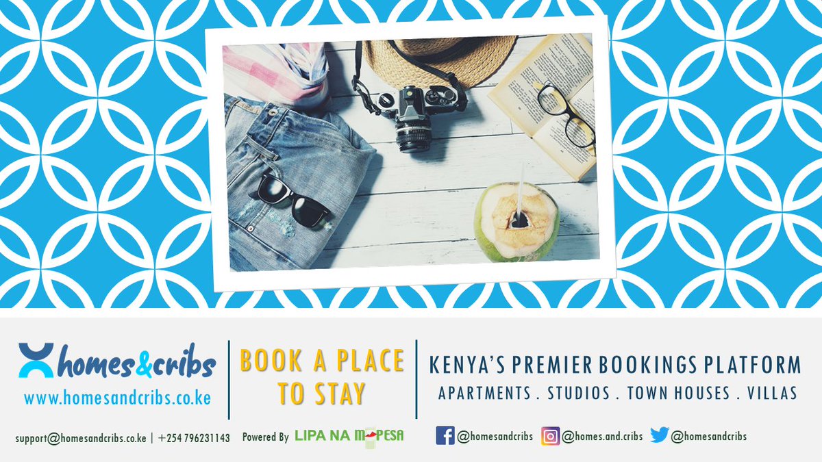 Are you traveling and need a place to stay? Work or Holiday, enjoy what Kenyan hosts have to offer by booking on homesandcribs.co.ke. Kenya's Premier bookings platform. #homesandcribs #servicedapartments #homerentals #vacation #bookings #holidayhome #travel #tembeakenya