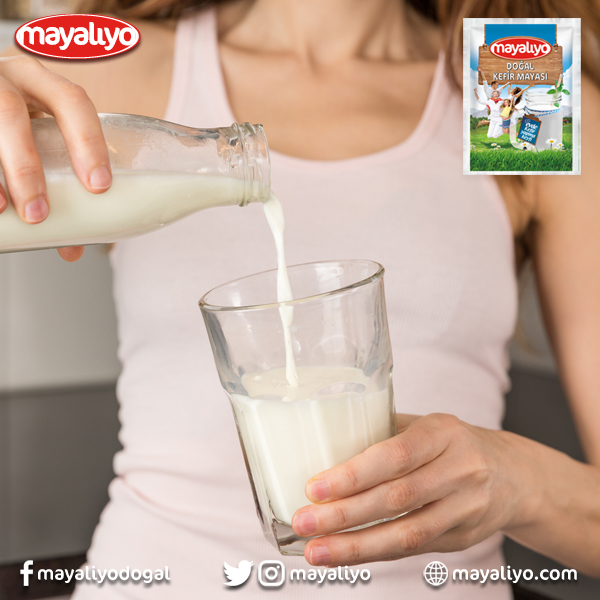Yüksek besin değeri ve zengin içeriğiyle sindirim sistemini; dolayısıyla bağışıklık sistemini destekleyen “uzun yaşam iksiri” doğal kefiri Mayalıyo Doğal Kefir Mayası ile evde mayalamak artık çok kolay! #mayalıyo #doğal #kefir #maya #bağışıklık #sağlık #beslenme