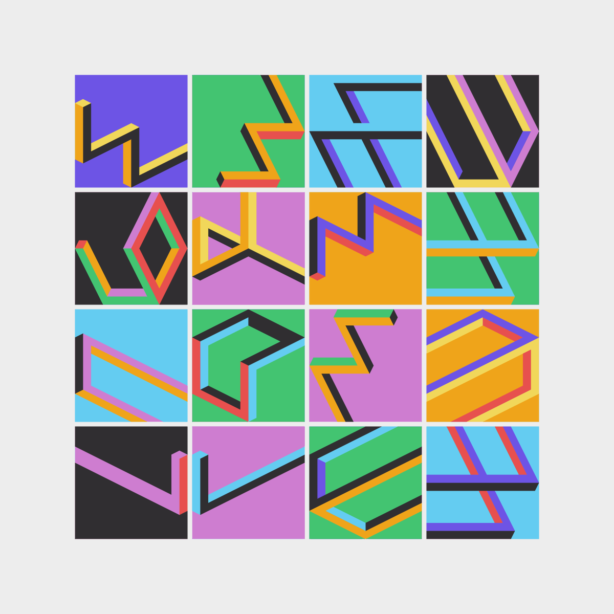 Normformart's tweet photo. Breakdance
Those freaky pseudo three-dimensional shapes look as if they were breakdancing.
#normform #pattern #geometric #generativeart  #abstractart #creativecoding #modernart #digitalart #decor #art #artwork #mathart #colorform #conceptart #algorithmicart https://t.co/MQEqa3mUeG