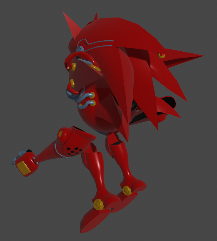 Lugana Rysniq on X: New Model: Mecha Sonic (Sonic 2)   / X