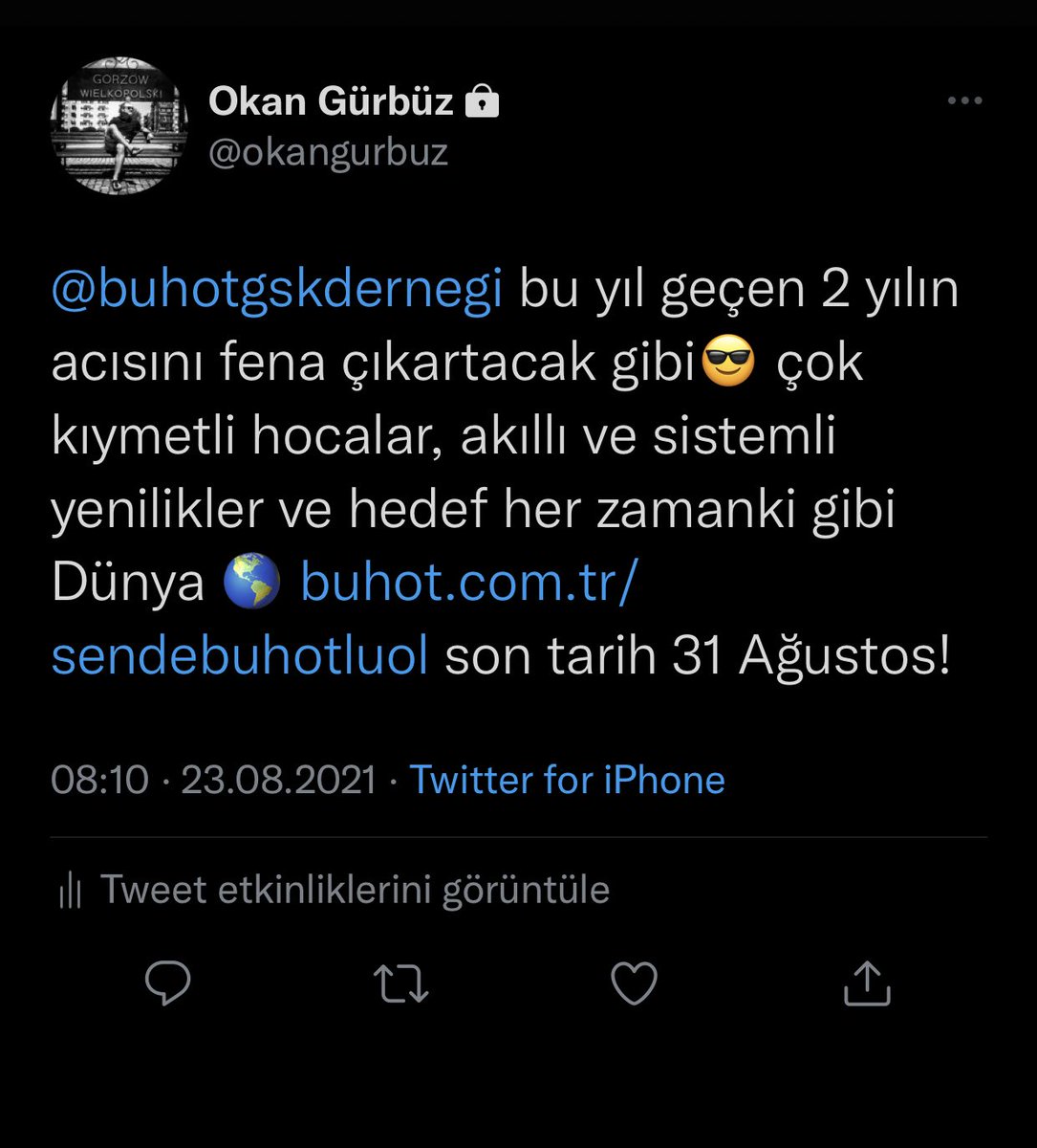 buhotgskdernegi's tweet photo. Geç kalmayın !
https://t.co/FJMzdHf08S https://t.co/lWisvMktNO