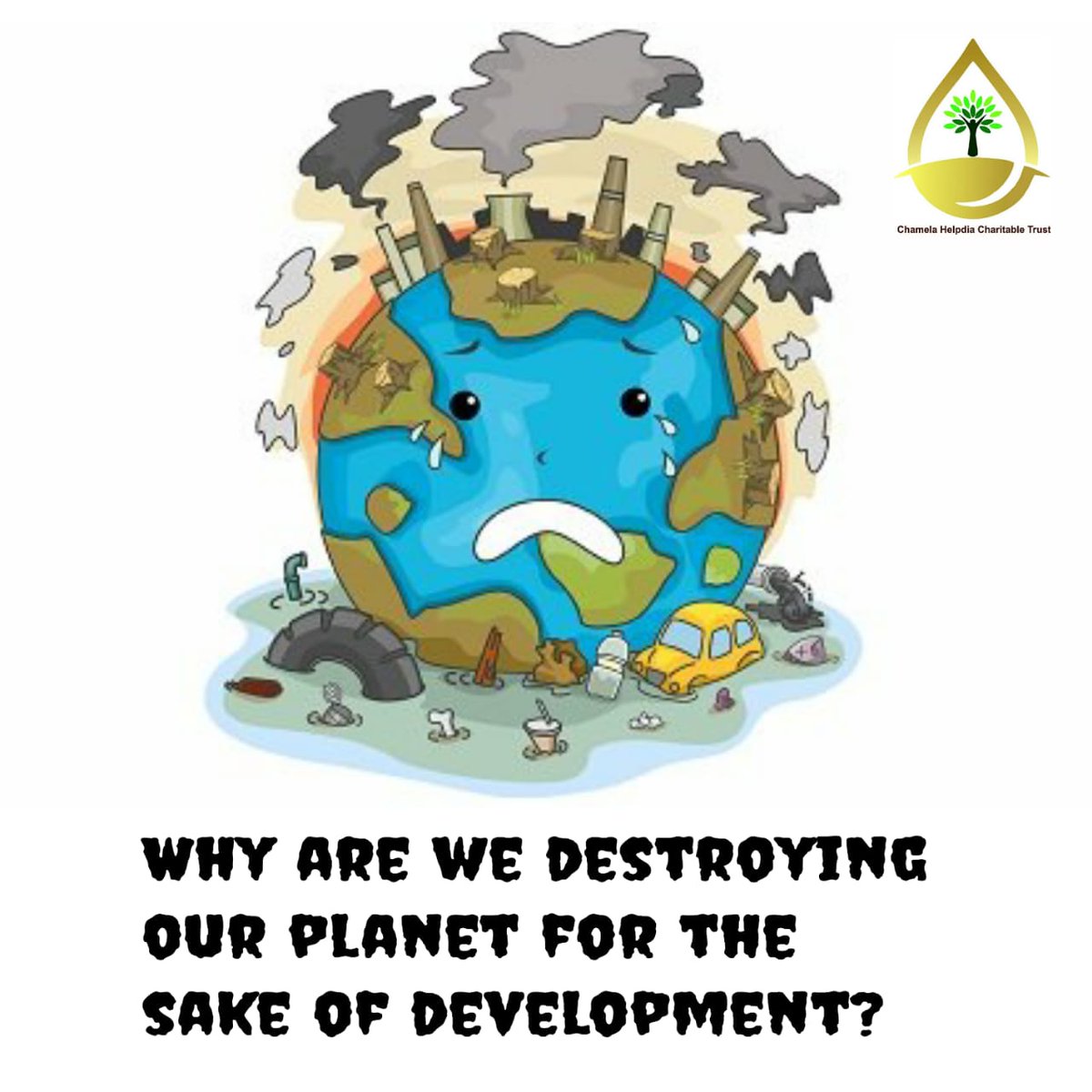 Thechctofficial's tweet photo. SAVE EARTH..
@chamelahelpdia @SonuSood @PMOIndia @MoHFW_INDIA @kavishala @FcSonuSood @YashwantBawale #mondaythoughts
#MondayMotivation #TipsToSecureFuture #GodMorningMonday #StrongerTogether #WeAreTeamIndia #india https://t.co/07x6VMzdW9