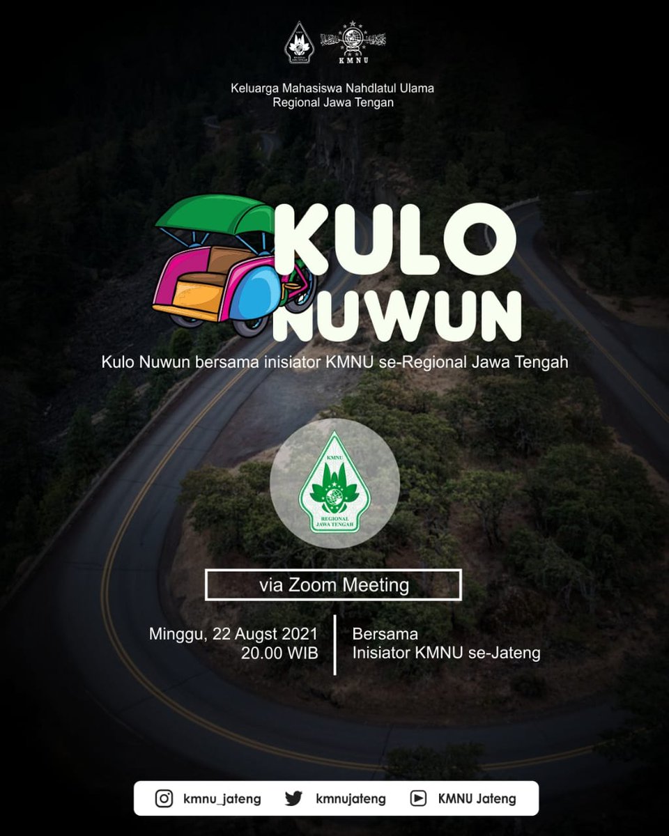 kmnujateng's tweet photo. [ KULO NUWUN ]
Pada hari Minggu, 22 Agustus 2021. Telah diadakan acara Kulo Nuwun dengan dihadiri beberapa tamu dari universitas-universitas yang ingin mendirikan kmnu di tempatnya. https://t.co/WZWMltGUAo