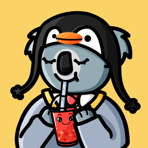 bobaseanft's tweet photo. @KrazykoalasNFT going crazy for bobas too 🐨♥️🧋 https://t.co/5T1UNRLaJd