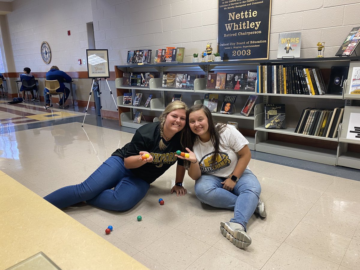 OHSMediaCenter1's tweet photo. The Library is not JUST for books. 
#OHSJackets1
#gobigo https://t.co/S9nADVaR4T
