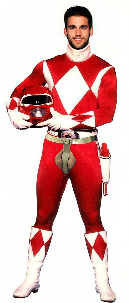 skidmark199's tweet photo. Sexy Red Ranger has his erection forced down with a chastity belt #PowerRangers #chastity #malechastity #teamlocked #gaychastity #lockedboy #gay #gayslave #neosteel #ヒーローやられ #戦隊 https://t.co/CMYv4Sr4yW