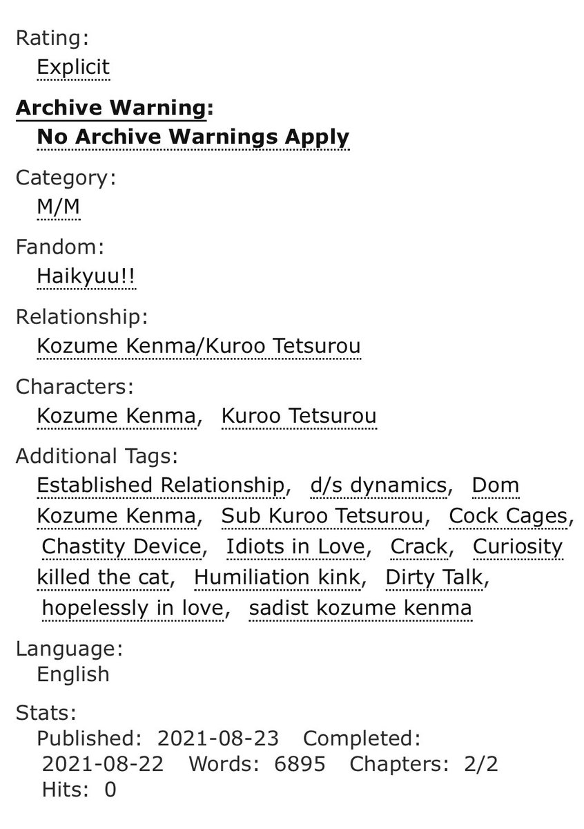 zeeroluck's tweet photo. It’s my posting time for the @NSFWkrknbang 🤍

It’s funny, it’s sexy, and it’s weird. This fic has everything! 

KenKuroKen | NSFW | 7k | Chastity play

The art is under this! 🤍🖤🤍

https://t.co/GvnjVjqCxF https://t.co/AWSJmTurAc