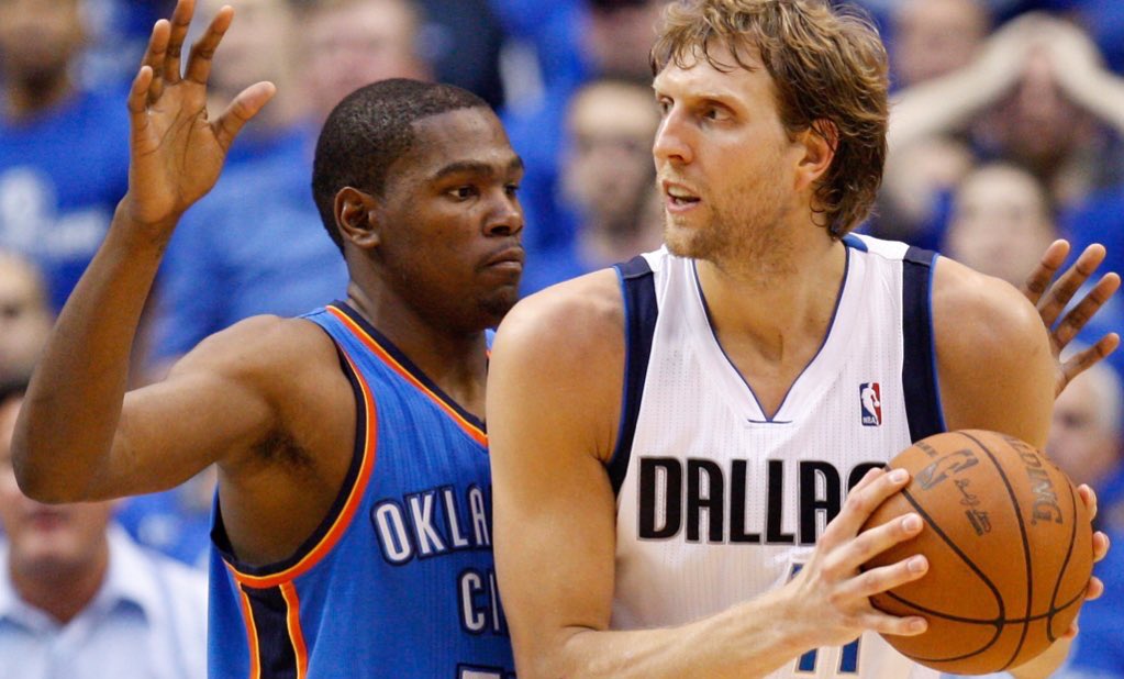 BronUniversity's tweet photo. DIRK NOWITZKI AND THE MAVS BEAT IN 2011: 

- LEBRON, WADE, BOSH (HEAT)
- KD, HARDEN, WESTBROOK (THUNDER) 
- KOBE, GASOL (LAKERS)
- ALDRIDGE, ROY (TRAIL BLAZERS) 

HE WENT 16-5 AGAINST THEM FOR A CHAMPIONSHIP 🏆

But the media wants to act like they were underdogs https://t.co/M1O5panIh2