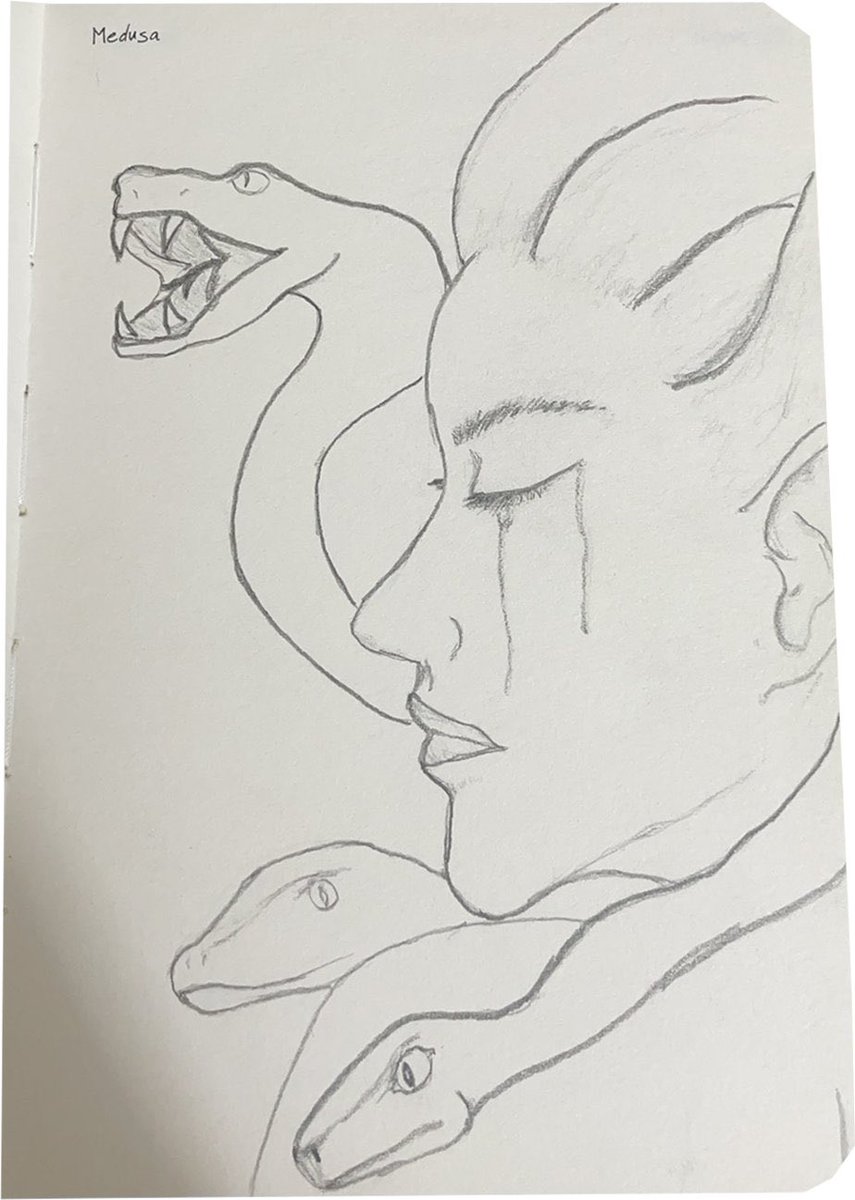 vkylinho's tweet image. Medusa. 🐍

I’m recreating friends sketches in Photoshop, Thoughts? And should I do videos here and there? Likes and Retweets Appreciated 🤍

[Sketch by @SadWithTwoAs]