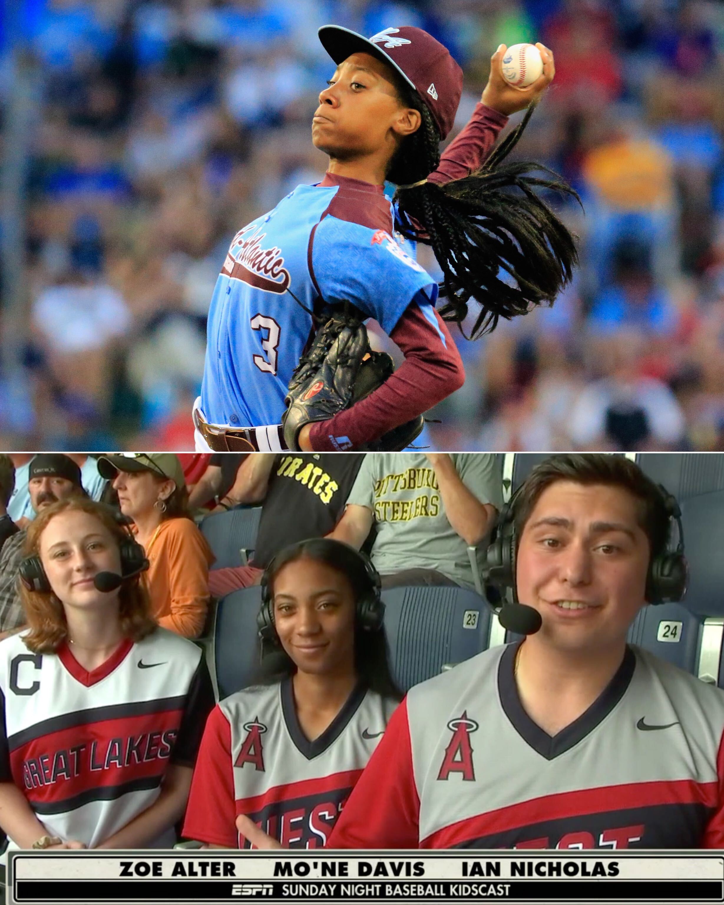 ESPN on X: In 2014, Mo'ne Davis became a superstar at the Little