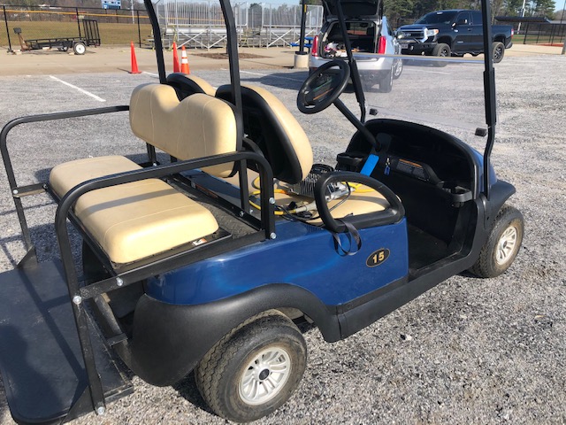 We're asking for your help: Our blue and tan Club Car golf cart was stolen this weekend. See posted photos. If you have any information, please call Bob Lewis Ballpark at 828-674-8986 or the Buncombe County Sheriff's Office with tips.