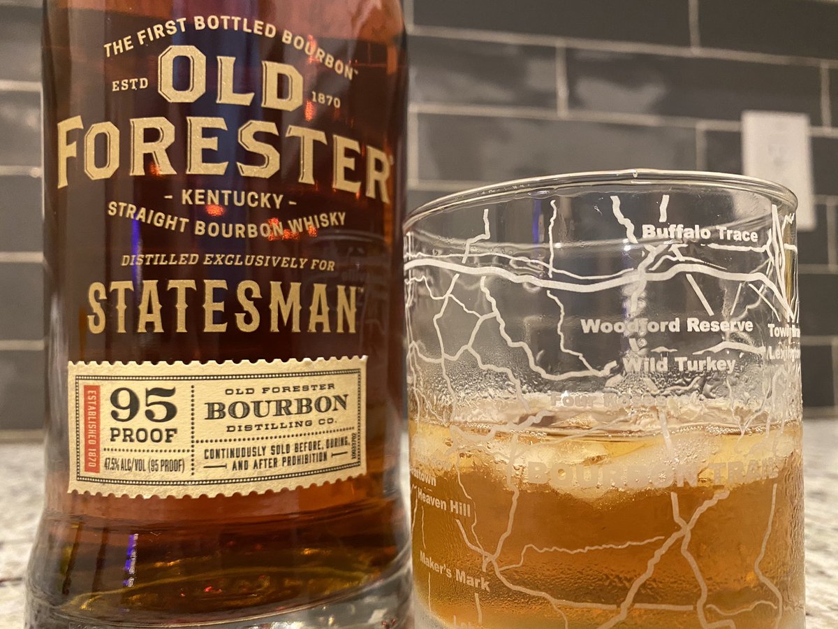 What’s everyone drinking tonight?? #BourbonAndBass #OldForesterStatesman