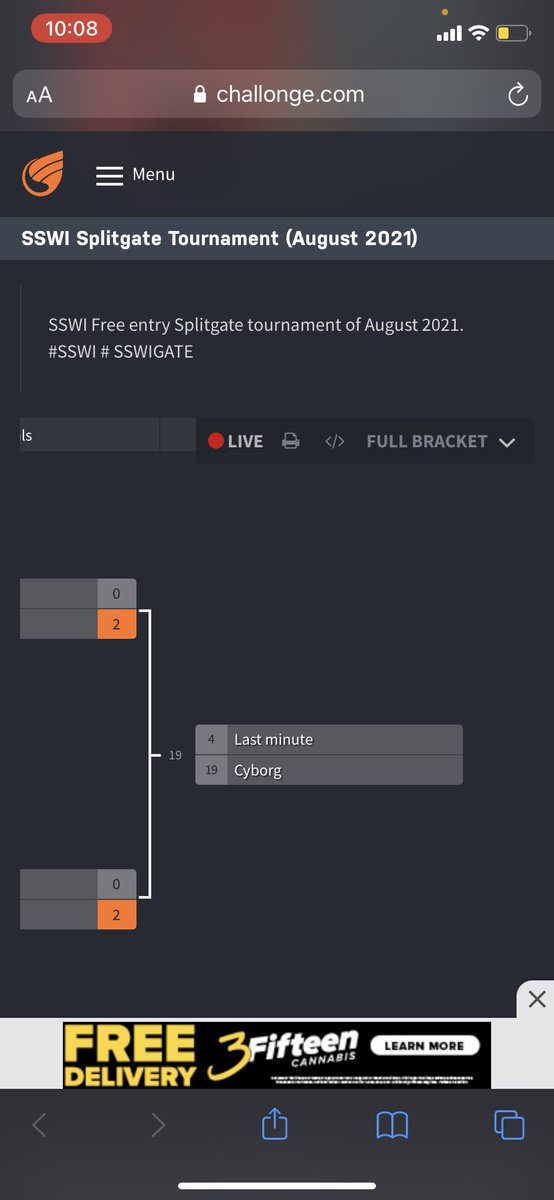 #Splitgate Tournament Finals🏆💰

#SSWI🌐❌<a href="/FireSticksGT/">Fire Sticks Gaming</a>🔥 

<a href="/Xcells_/">X</a> 🎥 twitch.tv/xcells (Team Cyborg) vs <a href="/GOV1NATOR/">GOVINATOR</a> (Team Last Minute) 🎥 twitch.tv/xDigitalMayhemx 

Who will be the #Splitgate Championship 🏆???

Come ENJOY the show 🍿 

#SSWI🌐
#FSG🔥 
#Splitgate🎮