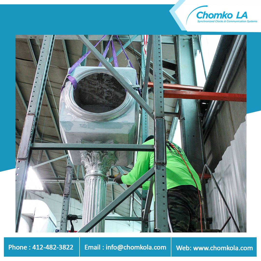 ChomkoLA's tweet photo. Chomko LA, LLC has a #global reach with our #product line, offering clocks and communication products such as outdoor building clocks, Wi-Fi clocks, and PA speaker and Intercom systems. Our motto is “Nothing Counts Like Excellent Service.” https://t.co/G4LqffY6Ll https://t.co/dCrAXrImZz