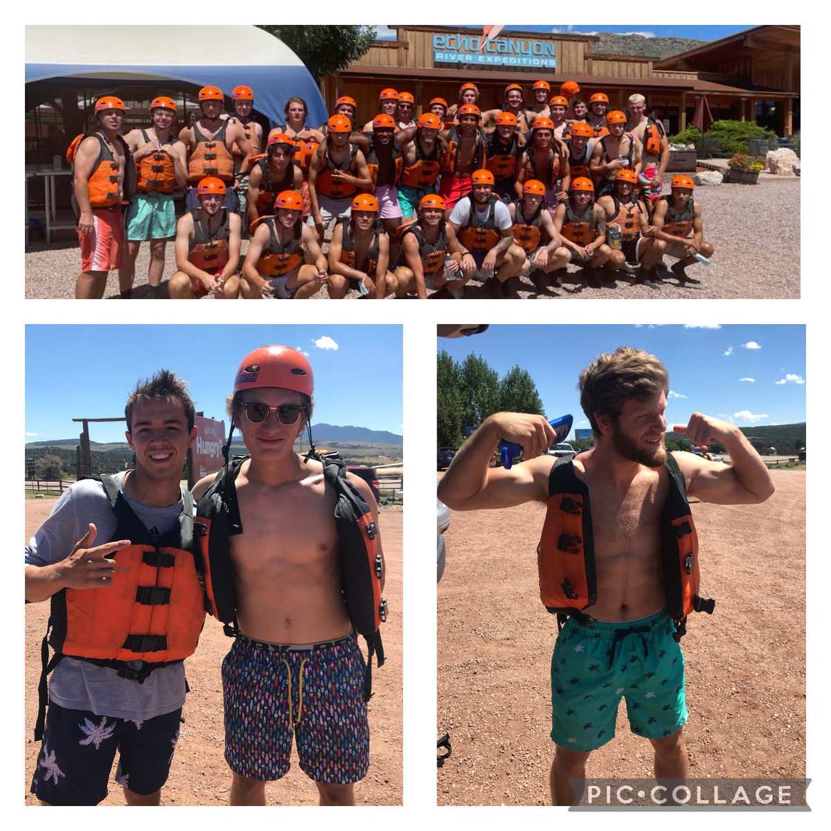 MarianMSOC's tweet photo. Marian MSOC vs the Arkansas River in the Royal Gorge….the class 4 rapids won! https://t.co/f25gEs9Oag