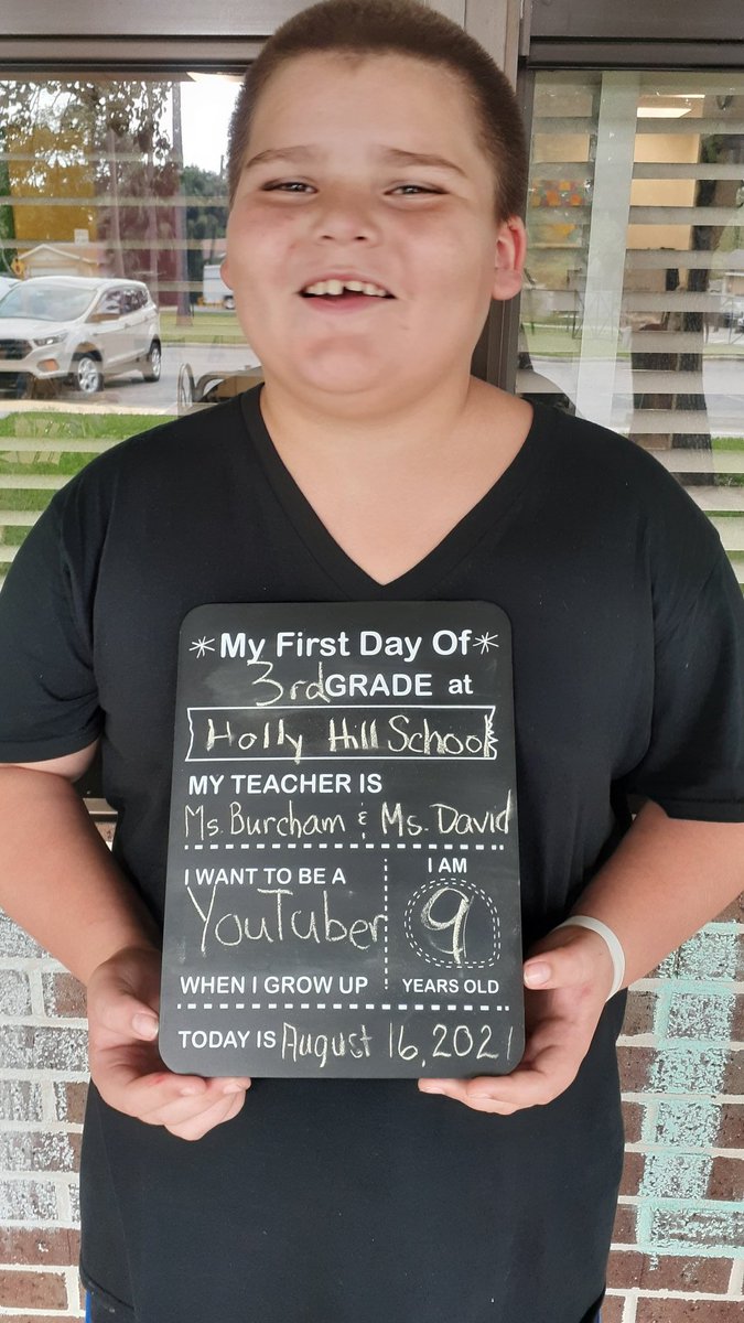 Our first week has come and gone, but these smiling faces are ours for the long hall #hollyhillschool