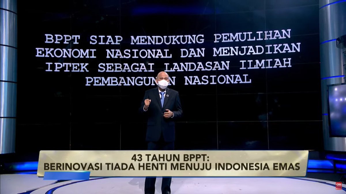 BPPT_RI's tweet image. [LIVE #BPPT43BerinovasiTiadaHenti]
Ka BPPT @hammam_riza : BPPT siap mendukung inovasi sebagai pengehela pertembuhan ekonomi menuju Indonesia emas 2045 yang di cita-citakan bersama.

#BanggaInovasiIndonesia
#BPPTSolidSmartSpeed
#BPPTJagoanInovasi