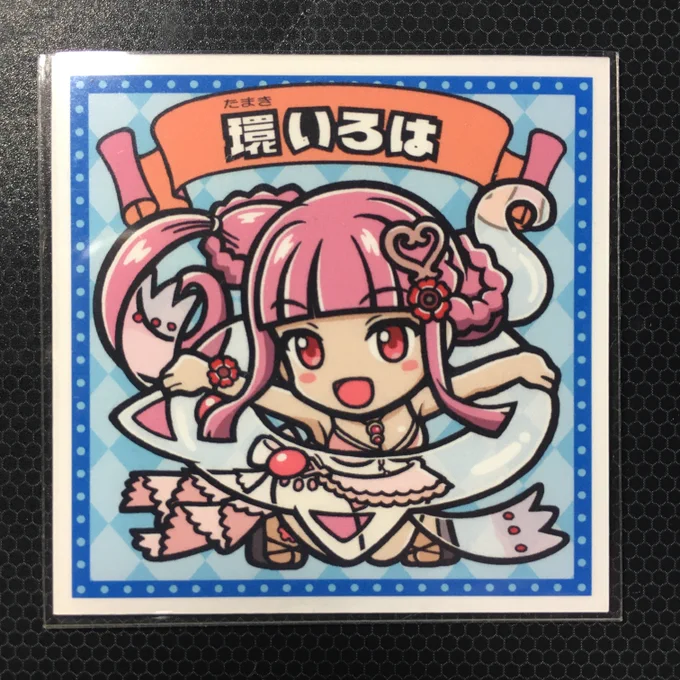 水着いろはと水着ほむらの自作シール出来ました。 #マギレコ #自作シール