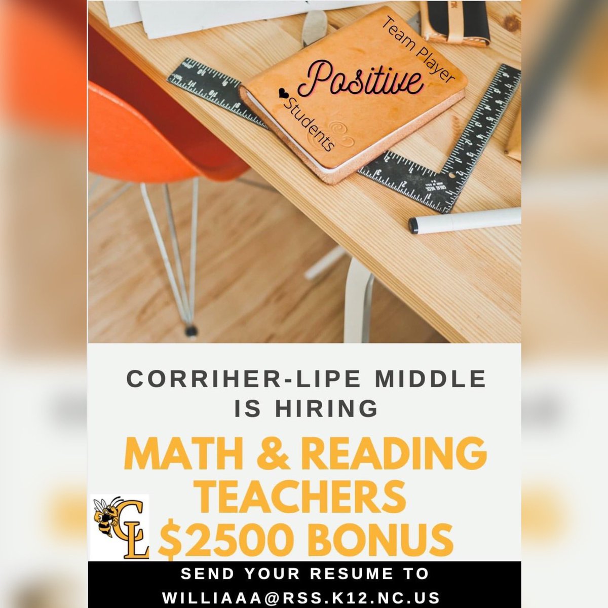 Corriher-Lipe Middle tweet media