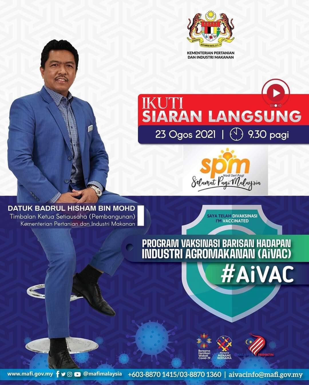 Fama Malaysia On Twitter Repost Kementerian Pertanian Dan Industri Makanan 𝗦𝗔𝗞𝗦𝐈𝗞𝗔𝗡 𝐓𝐄𝐌𝐔 𝐁𝐔𝐀𝐋 𝗦𝗘c𝗔𝗥𝗔 𝐋𝗔𝗡𝗚𝗦𝐔𝗡𝗚 Bersama Ybhg Datuk Badrul Hisham Mohd Timbalan Ketua Setiausaha Pembangunan Mafi Mengenai Program