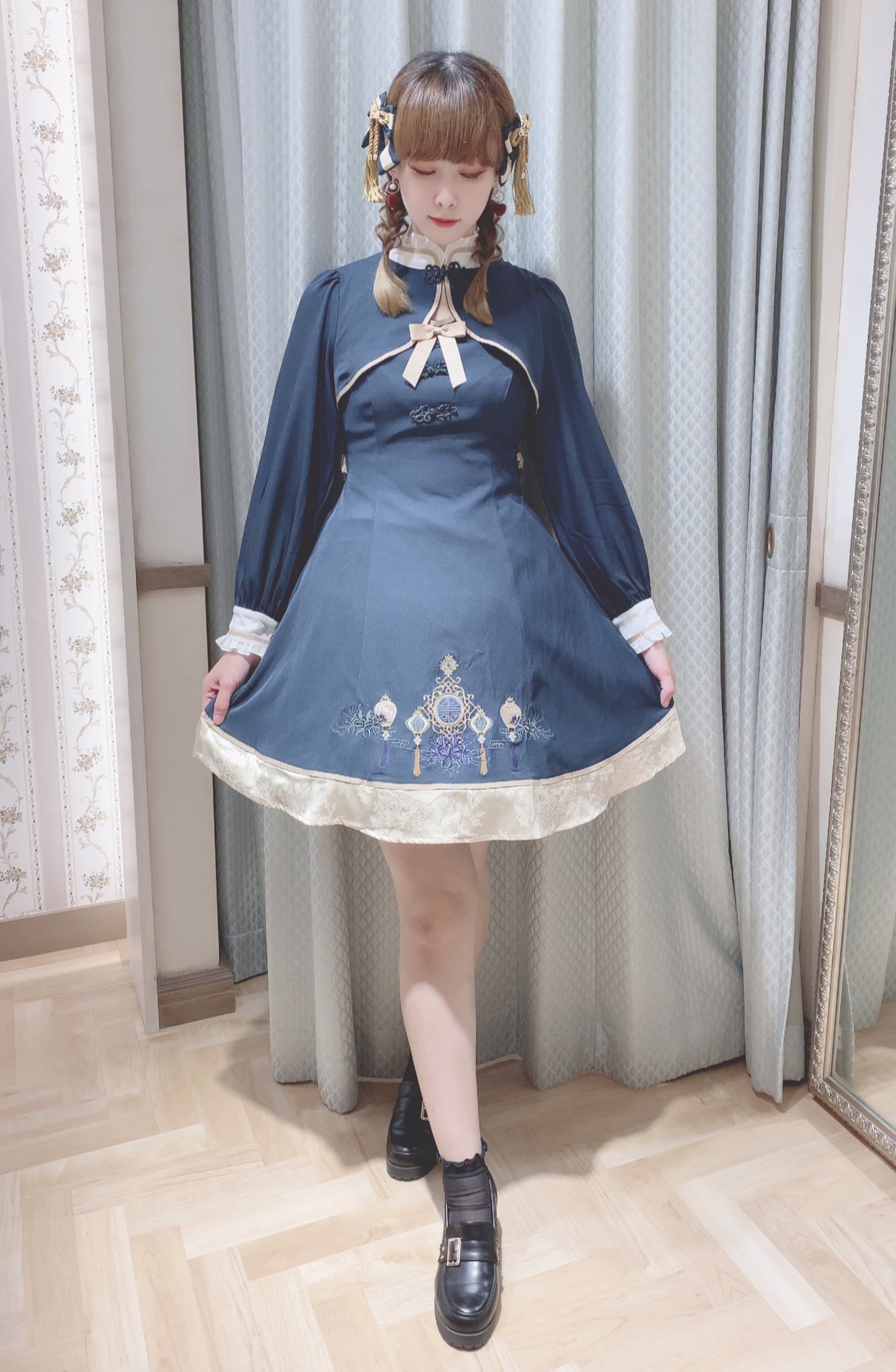 新品】Amavel ワンピース(ネイビー) | tspea.org