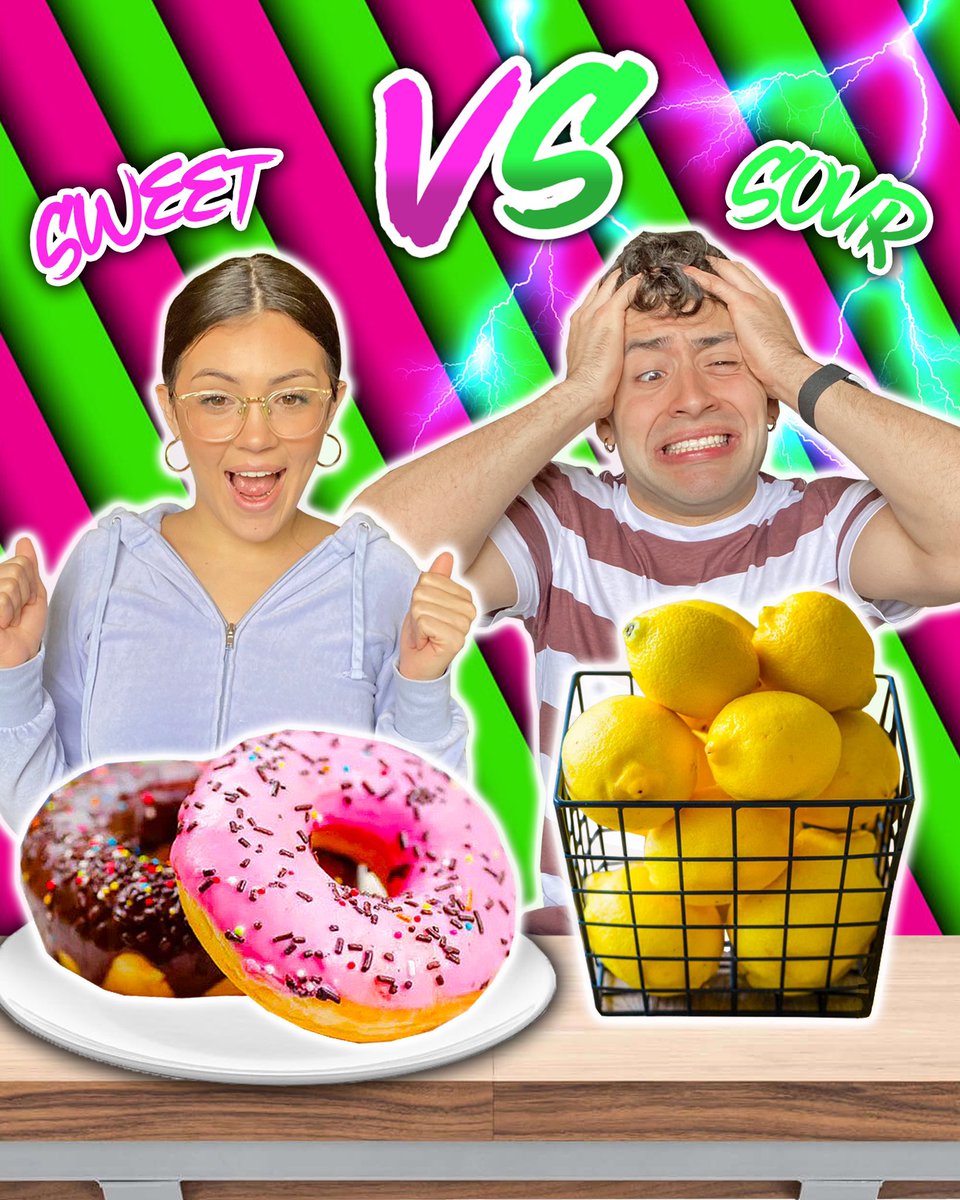 abecorella's tweet photo. NEW VIDEO: SOUR VS SWEET FOOD CHALLENGE!
➡️ https://t.co/sclj9IgCSp
#YouTubeChannel #CoupleContent https://t.co/LmLt2HkHy2