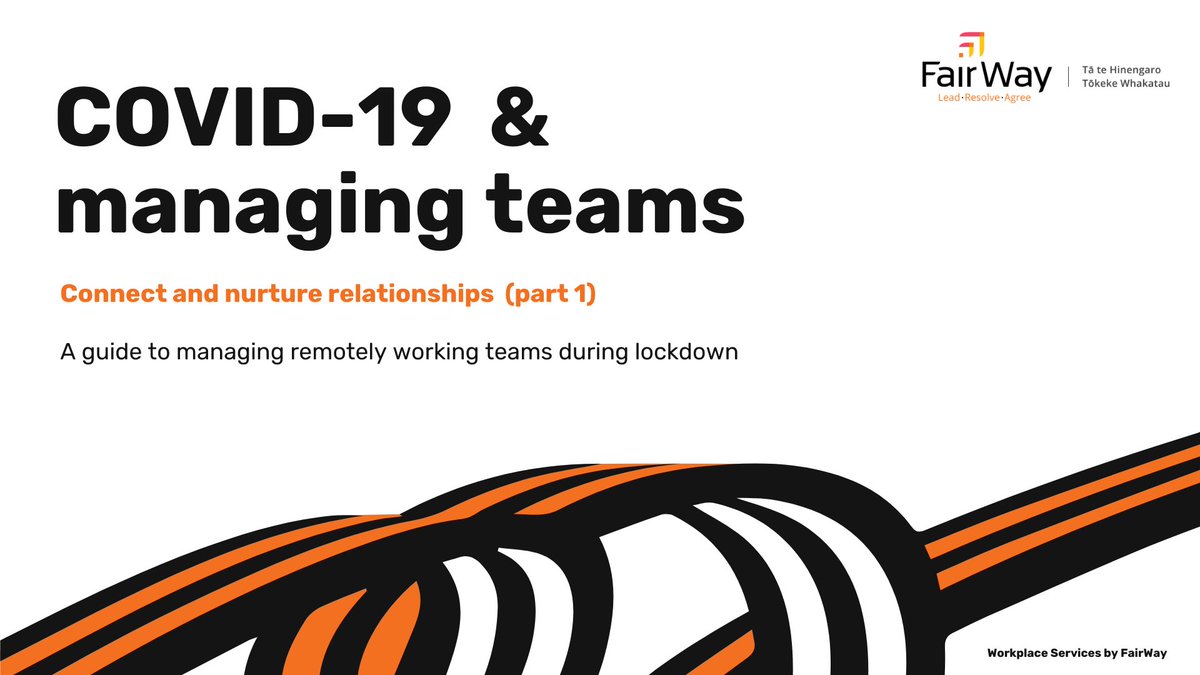 How's working from home treating you? Here's our short guide for people leaders managing teams during lockdown. 

fairwayresolution.com/resources/what…