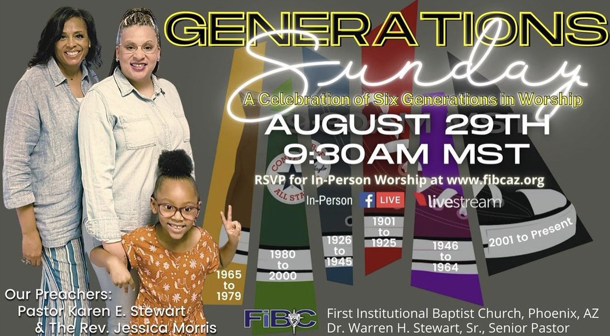 Join us Sunday in person or virtual but join us @FIBC1905 @therealk_stew #momanddaughterduo #TagTeamChampions
