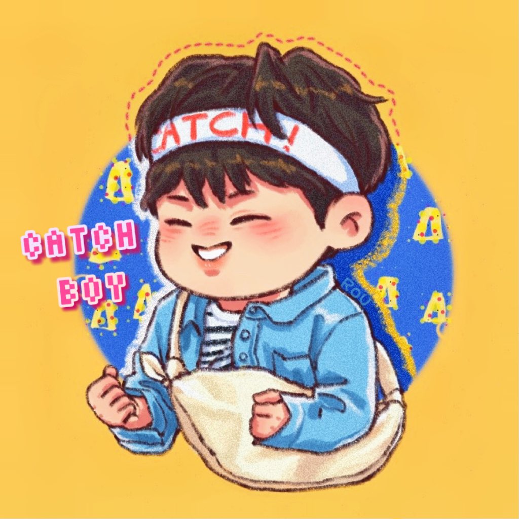 RROOUU_rou's tweet photo. CATCH BOY 😆😆❗️ #pyojihoon #FANART https://t.co/tLb97AQFx0