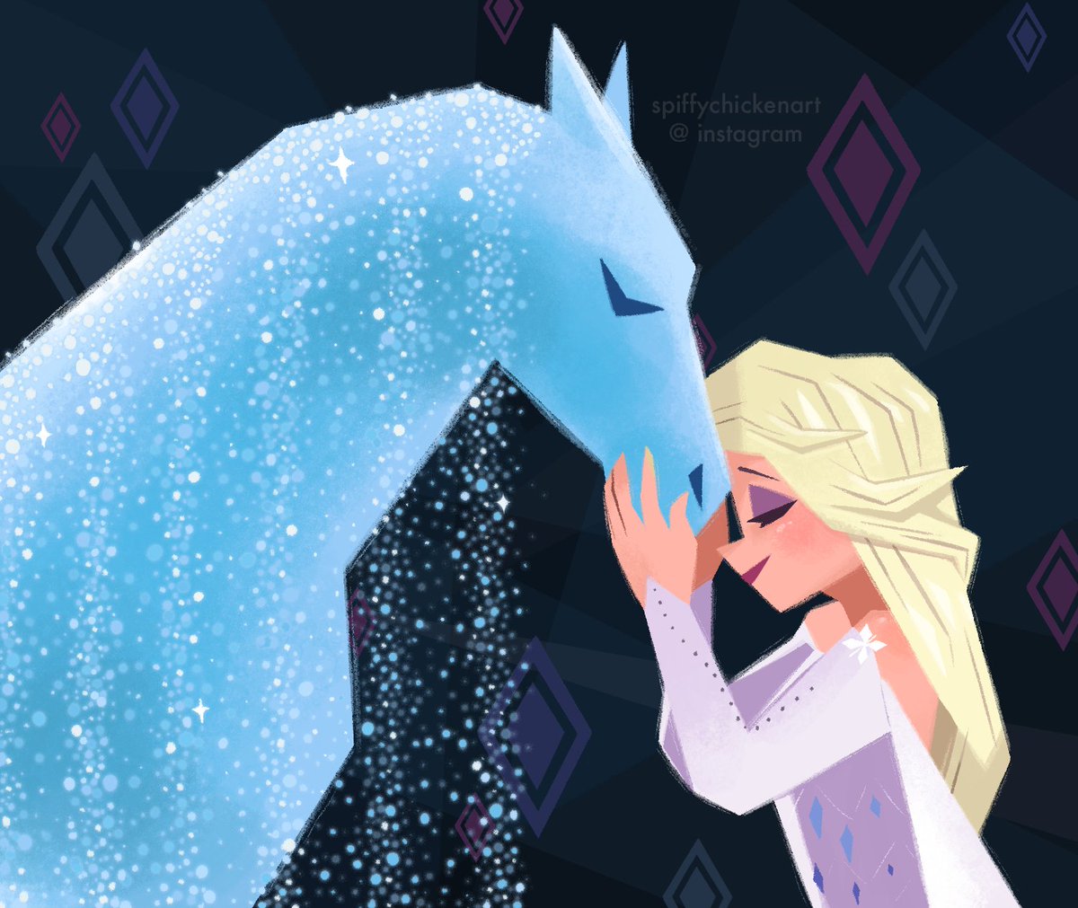SpiffyChicken1's tweet photo. Just a little Elsa doodle #frozen #frozen2 #elsa https://t.co/dnAvMaKwTs