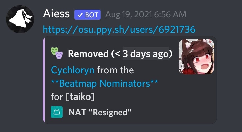 im glad i was able to help get 50 great maps ranked during my time as BN! now that i don't have to think about BN stuff, i think ill be able to enjoy the game more and spend more time mapping/playing