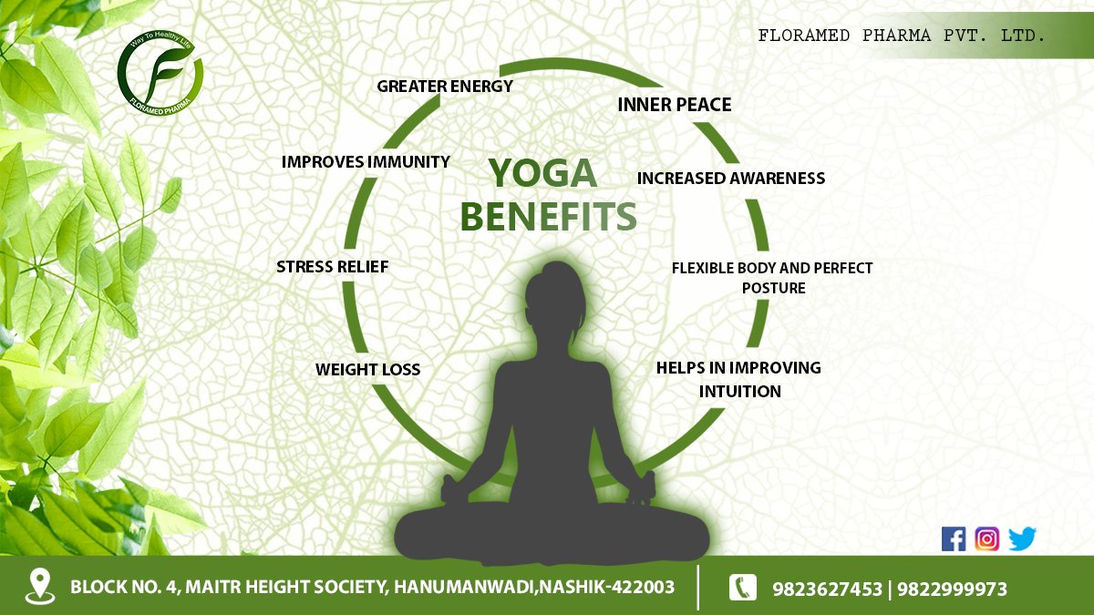 'Yoga', this is a misunderstood term, as everyone associates it with just aasanas or poses, when in fact its benefits go way beyond physicality as it nurtures your mind and your soul.
#yoga #Ayurveda #floramedpharma #ayurvedaproducts #fitness #meditation #yogapractice  #yogapose