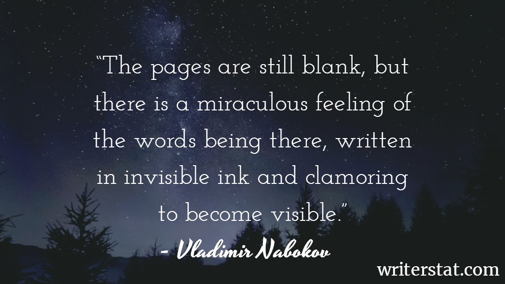 WrtrStat's tweet image. “Each day’s work should only be interrupted when one knows where to begin again the next day. This helps the writer avoid the morning agony of facing the blank page.” -Ernest Hemingway #amwriting #writingtip Writing.