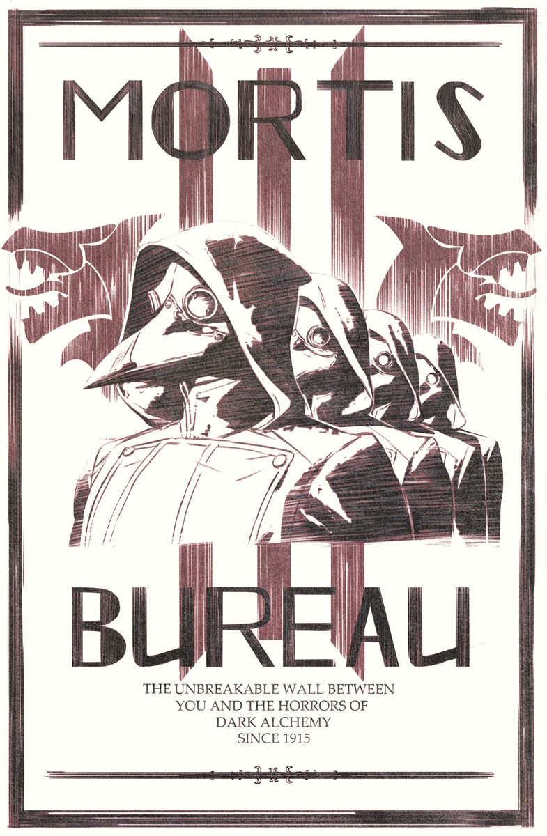 Mortis Bureau was established in 1915, financed and fully supported by the government.

I've posted these on my ko-fi a while ago, all supporters get early access (link in bio).🖤 